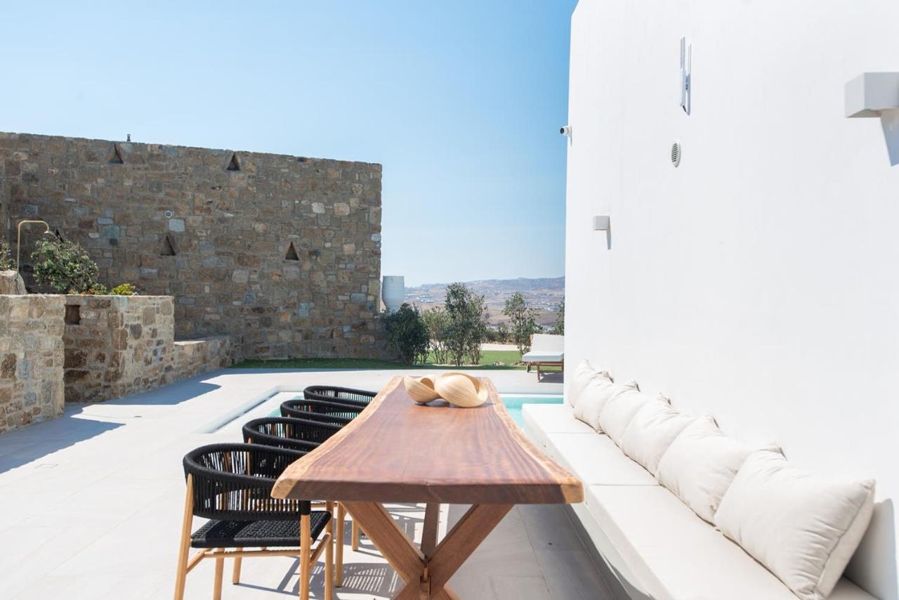 Villa Principality Villas, Sea View With Private Pool Above Ftelia Mykonos Town