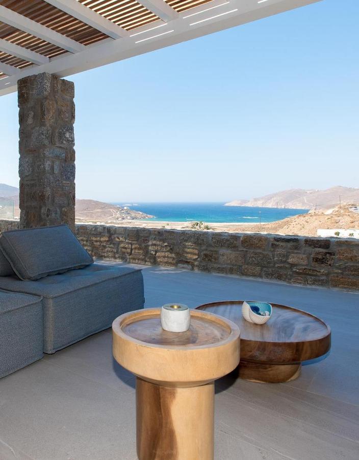 Villa Principality Villas, Sea View With Private Pool Above Ftelia Mykonos Town
