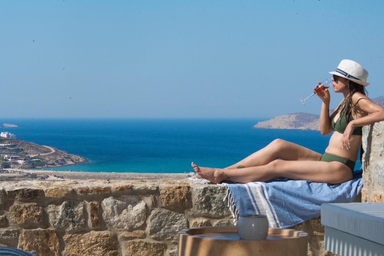 Principality Villas, Sea View With Private Pool Above Ftelia * Mykonos Town