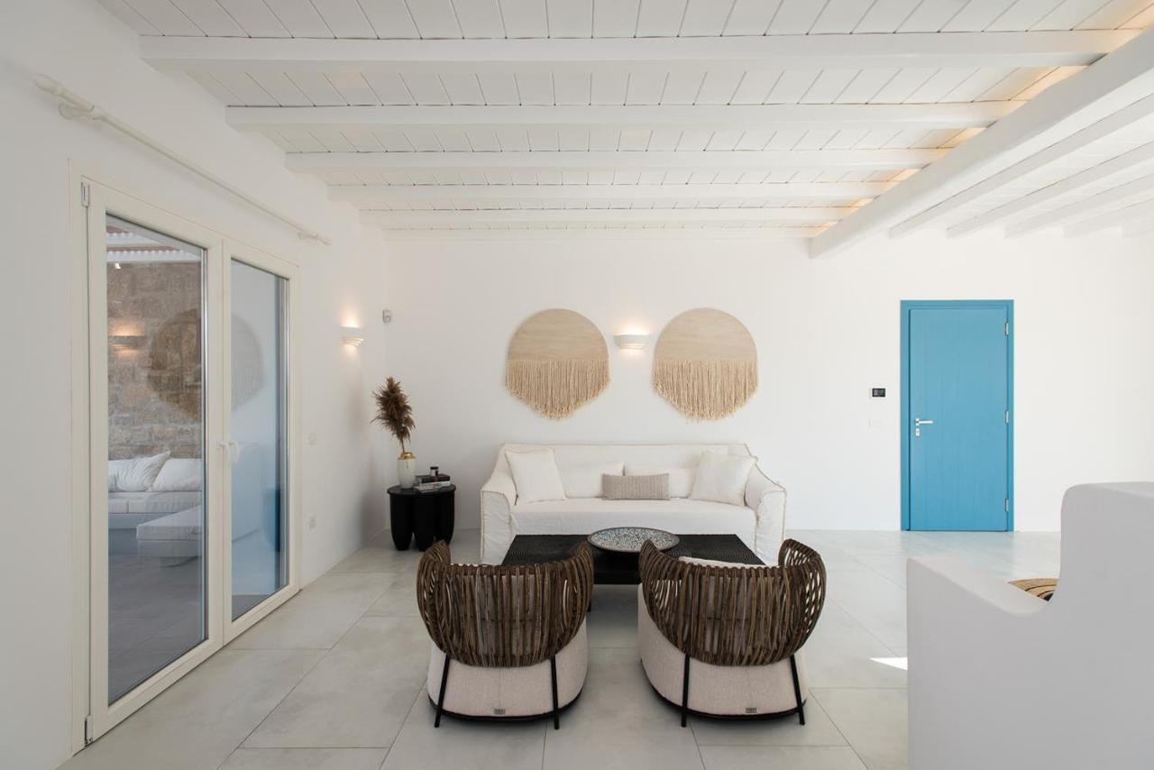 Principality Villas, Sea View With Private Pool Above Ftelia Villa Mykonos Town