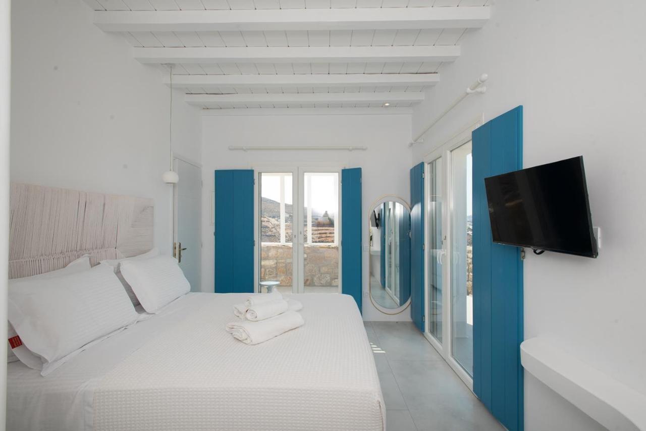 Principality Villas, Sea View With Private Pool Above Ftelia * Mykonos Town