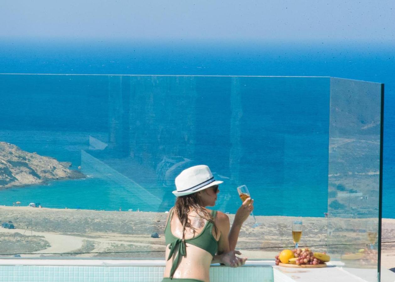Principality Villas, Sea View With Private Pool Above Ftelia * Mykonos Town