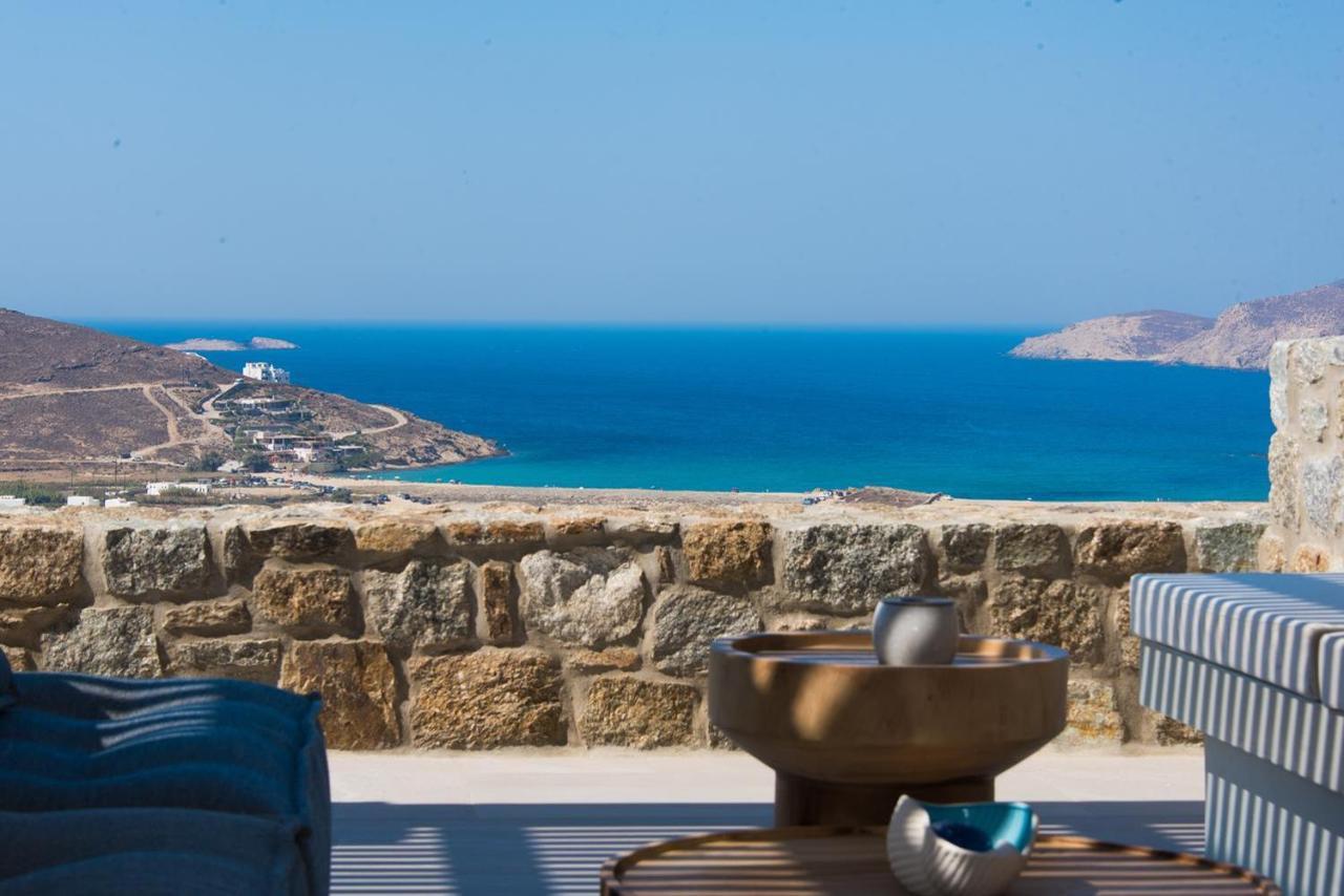Villa Principality Villas, Sea View With Private Pool Above Ftelia Mykonos Town