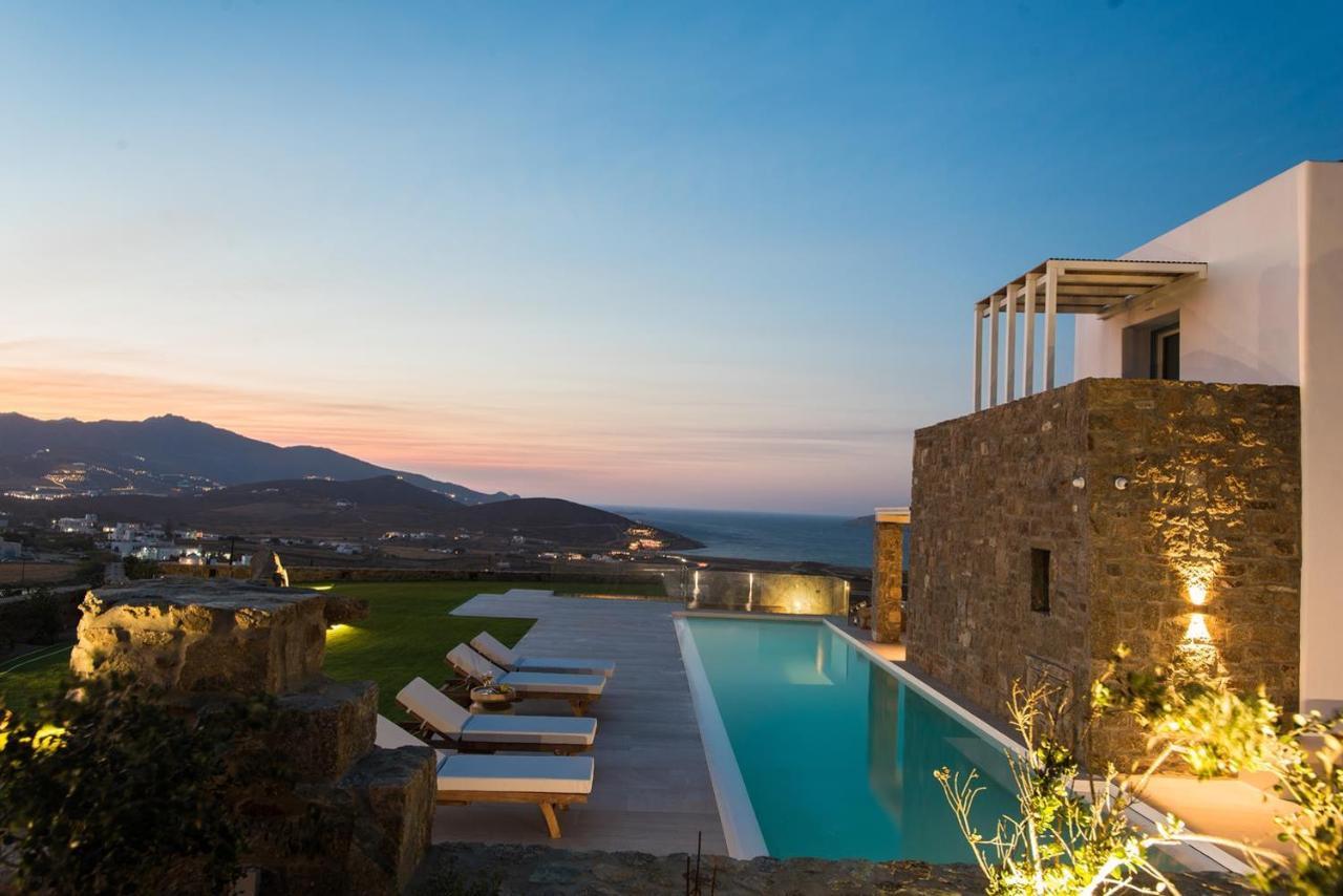 Principality Villas, Sea View With Private Pool Above Ftelia Villa